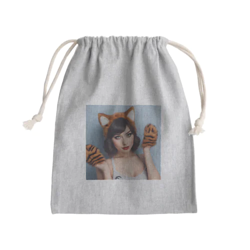 猫コスレディ Mini Drawstring Bag