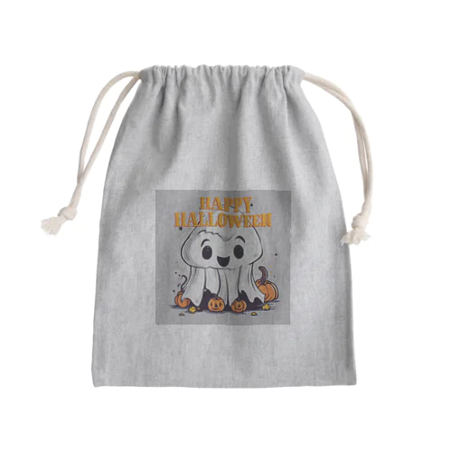 ハロウィンおばけイラスト Mini Drawstring Bag