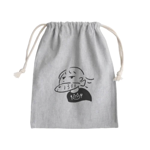 ねこよりもねこ Mini Drawstring Bag