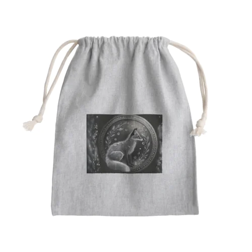 ギンギツネのコイン Mini Drawstring Bag