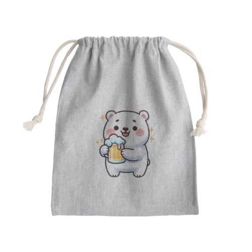 くまどん君 Mini Drawstring Bag