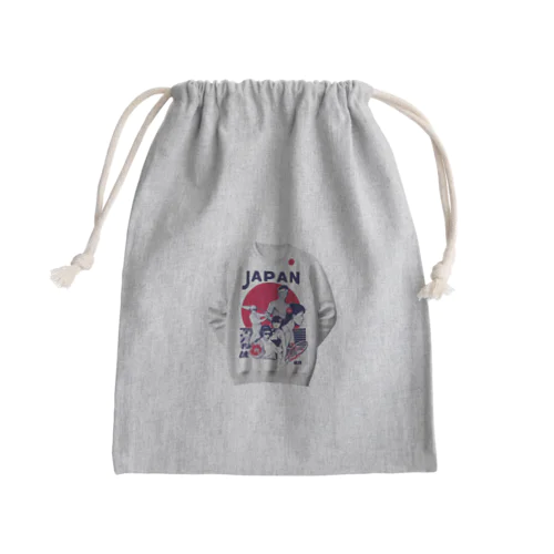 和風トレーナー Mini Drawstring Bag