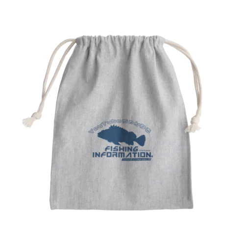 Fishing Information.（フィッシングインフォメーション）ユーチューブロゴ2 Mini Drawstring Bag