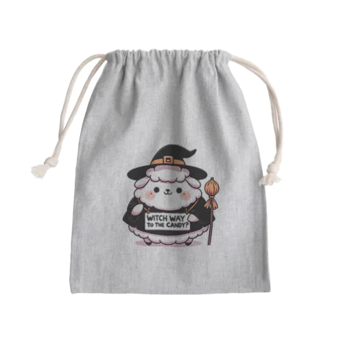ハロウィン羊 Mini Drawstring Bag