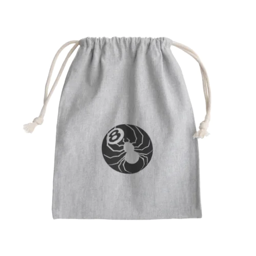 8ボール 蜘蛛 Mini Drawstring Bag