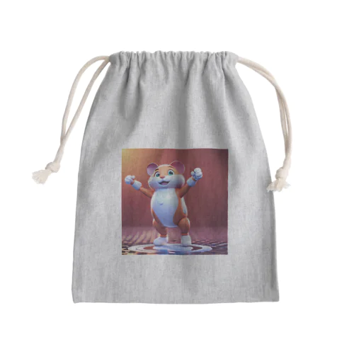 ハムスターのロボット。ハムボットくん Mini Drawstring Bag