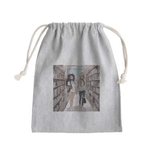 見ててマジ合格するから Mini Drawstring Bag