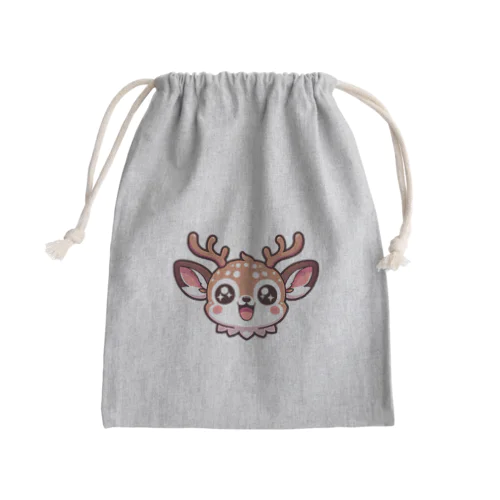 エゾシカくん Mini Drawstring Bag