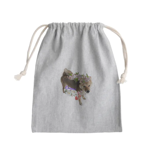 豆柴こまりシリーズグッズ Mini Drawstring Bag