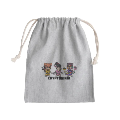 クリプトニンジャ Mini Drawstring Bag