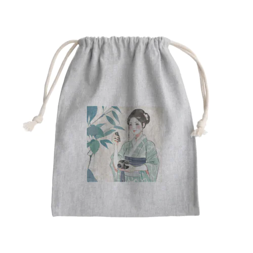 推し活の美春 Mini Drawstring Bag