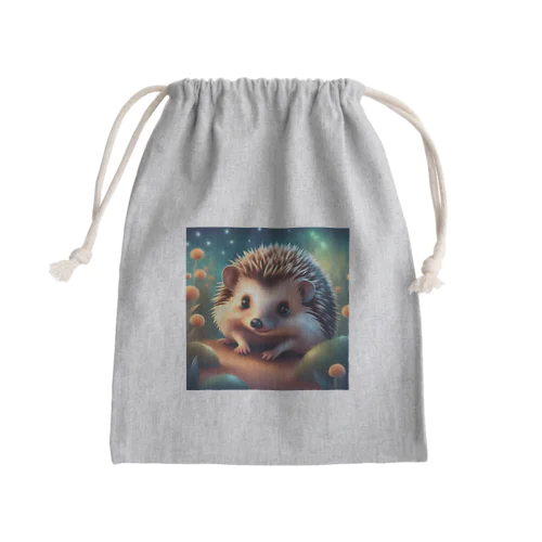 ハリネズミ　グッズ Mini Drawstring Bag