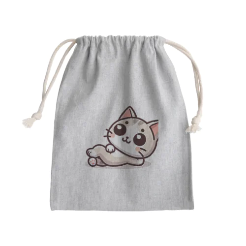 ゆるキャット Mini Drawstring Bag