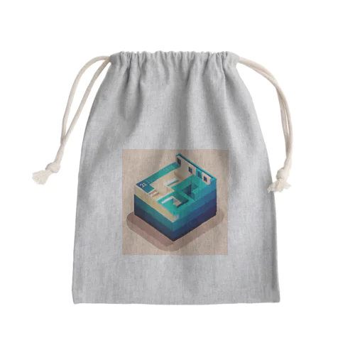 3D迷路 Mini Drawstring Bag