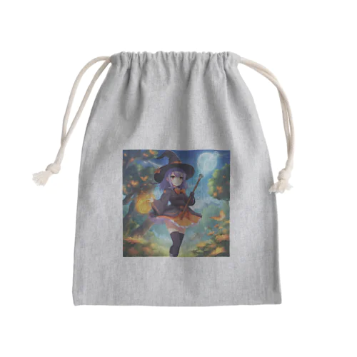 見習い魔女っ娘 Mini Drawstring Bag