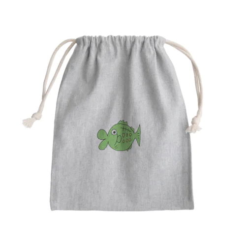 おさかなちゃん Mini Drawstring Bag