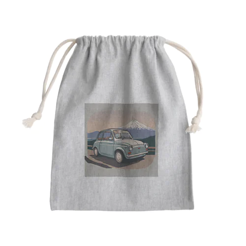 富士山まできたぜ！チンクカー Mini Drawstring Bag