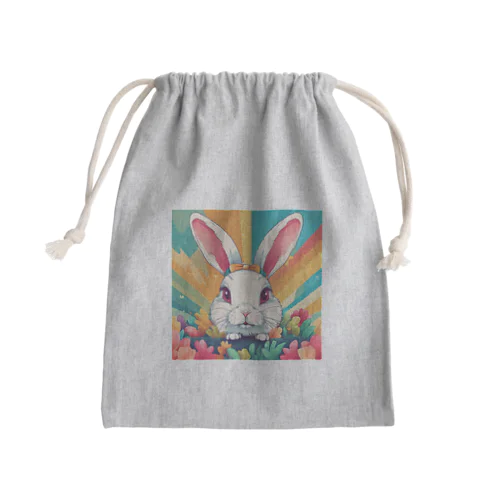 (*≧3≦)ウサギのグッズ Mini Drawstring Bag