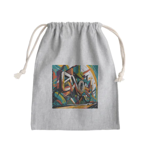 ストリートアート Mini Drawstring Bag