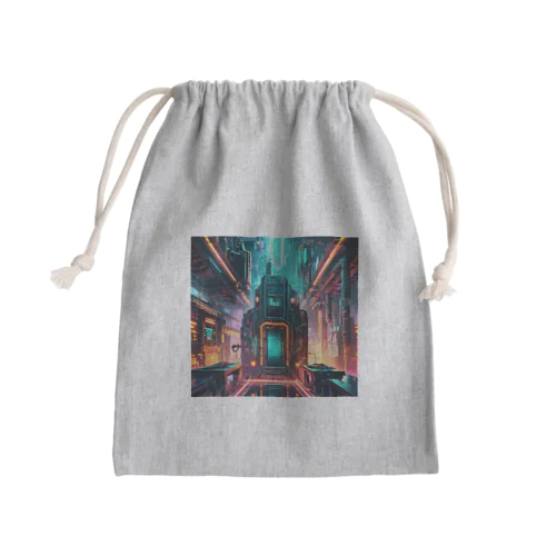 サイバーパンク Mini Drawstring Bag