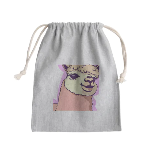 夢みアルパカ Mini Drawstring Bag