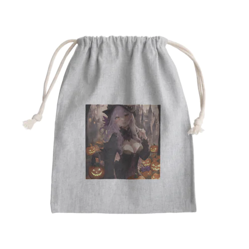 ハロウィン魔女 Mini Drawstring Bag