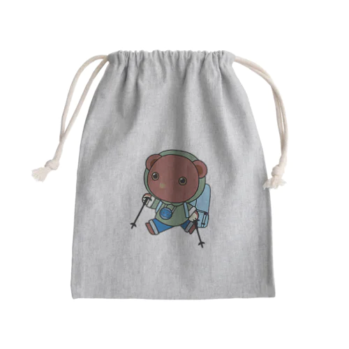 チェロくま Mini Drawstring Bag