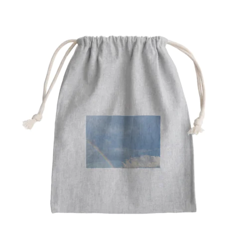 幸運ダブルレインボー Mini Drawstring Bag