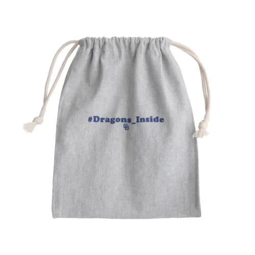 【値下げ】#Dragons_Inside ロゴグッズ きんちゃく