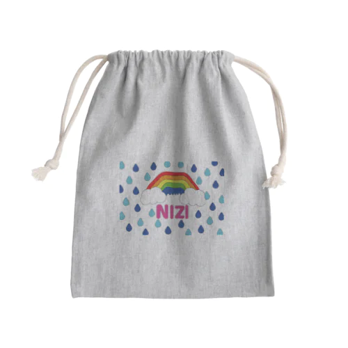 NIZI　虹 Mini Drawstring Bag