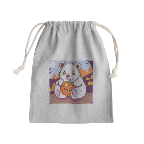 ハロウィンクマちゃん🎃 Mini Drawstring Bag