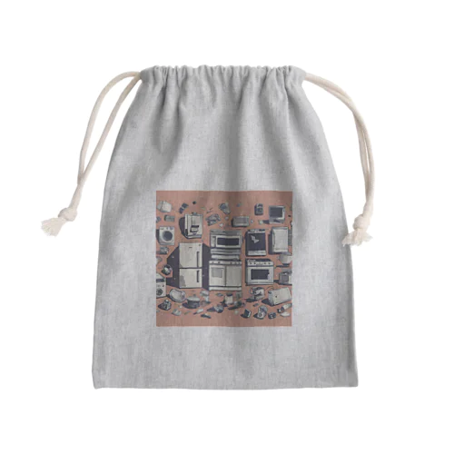 リサイクル Mini Drawstring Bag