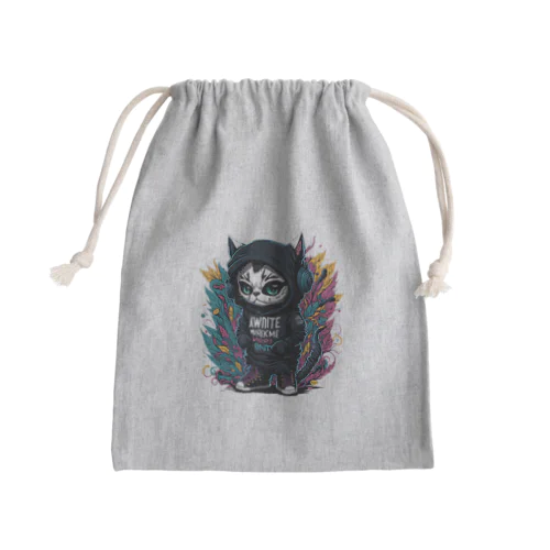 ちびネコ Mini Drawstring Bag