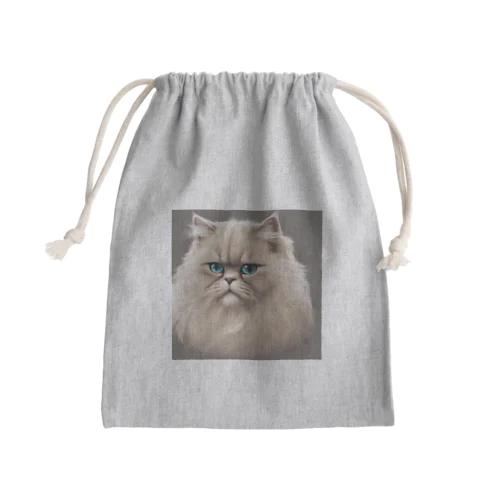 ペルシャキャット（Persian Cat） Mini Drawstring Bag