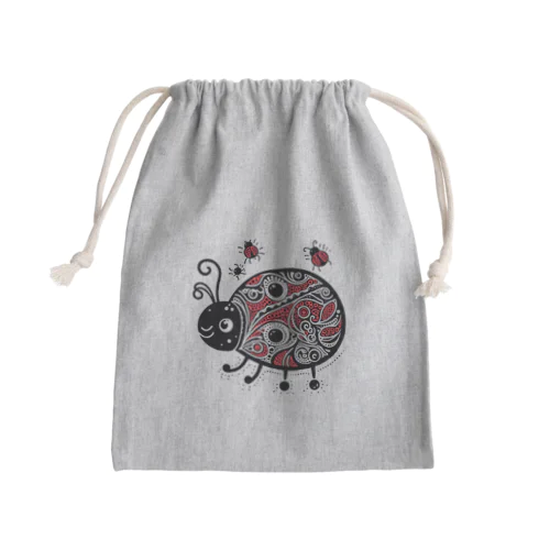 不思議なテントウムシ Mini Drawstring Bag