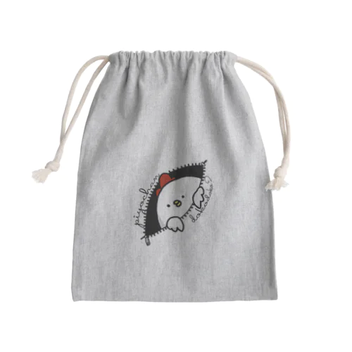 ぴよちゃんどこどこ？ Mini Drawstring Bag