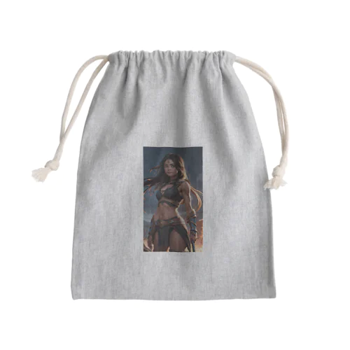 近未来の美少女戦士 Mini Drawstring Bag