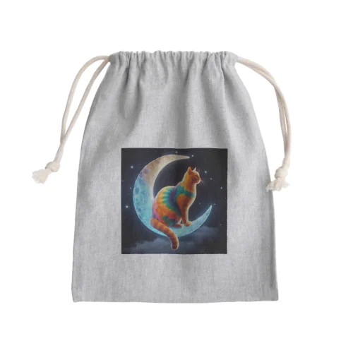 ムーンキャット Mini Drawstring Bag