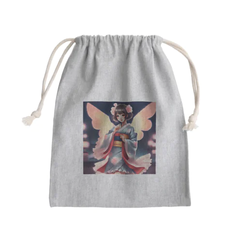 和服少女 Mini Drawstring Bag