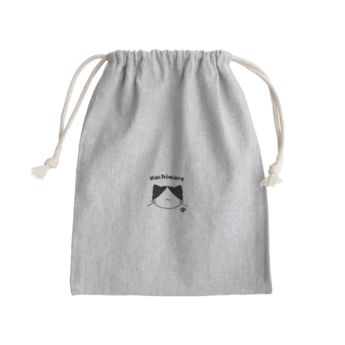 Nyansu ハチワレ　スウェット Mini Drawstring Bag