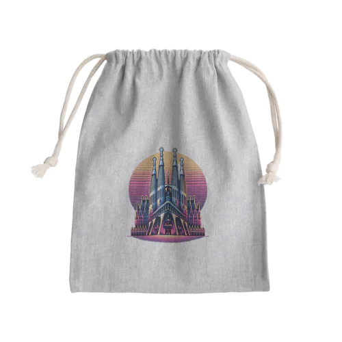 サグラダ・ファミリア Mini Drawstring Bag