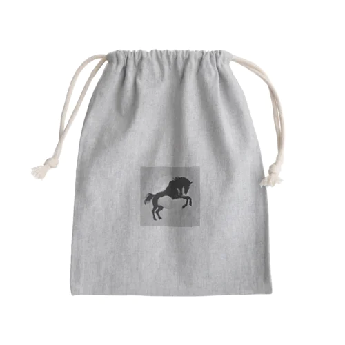 馬　シンプルな美 Mini Drawstring Bag