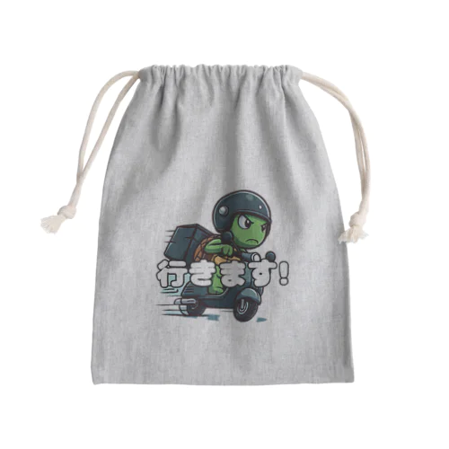 カメライダー　行きます! Mini Drawstring Bag