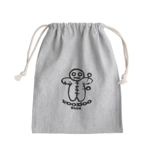 JK-002 Vood doll Mini Drawstring Bag