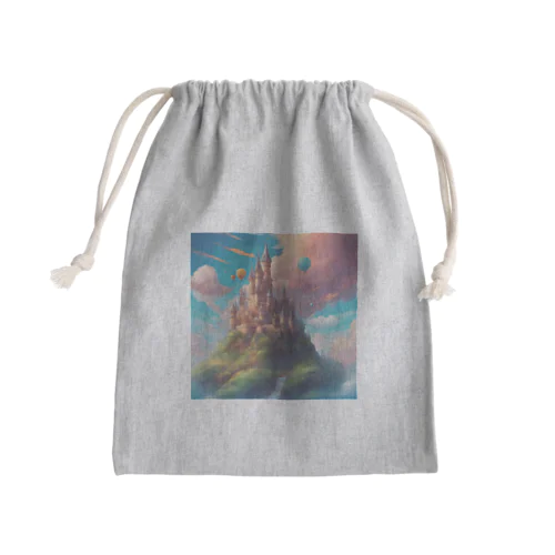 幻想の楽園  Fantasy Haven Castle Mini Drawstring Bag