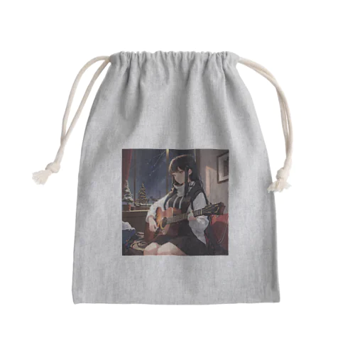 ギター少女　リオ Mini Drawstring Bag
