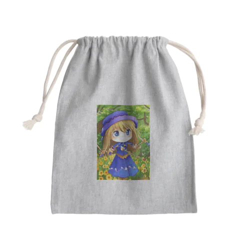 かかしちゃん Mini Drawstring Bag