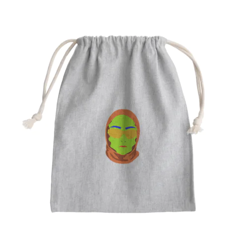 me!!! Mini Drawstring Bag