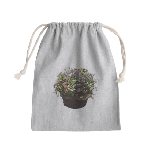 フラワー！ Mini Drawstring Bag