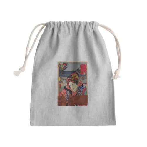 お江戸ガーリー Mini Drawstring Bag